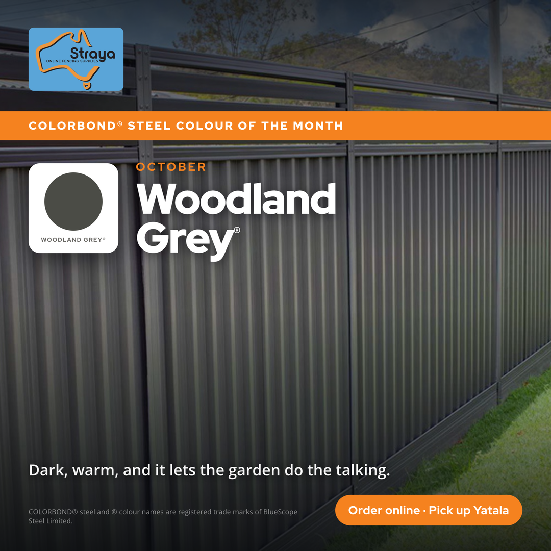 Post 2 creative: COLORBOND steel colour of the month, Woodland Grey
