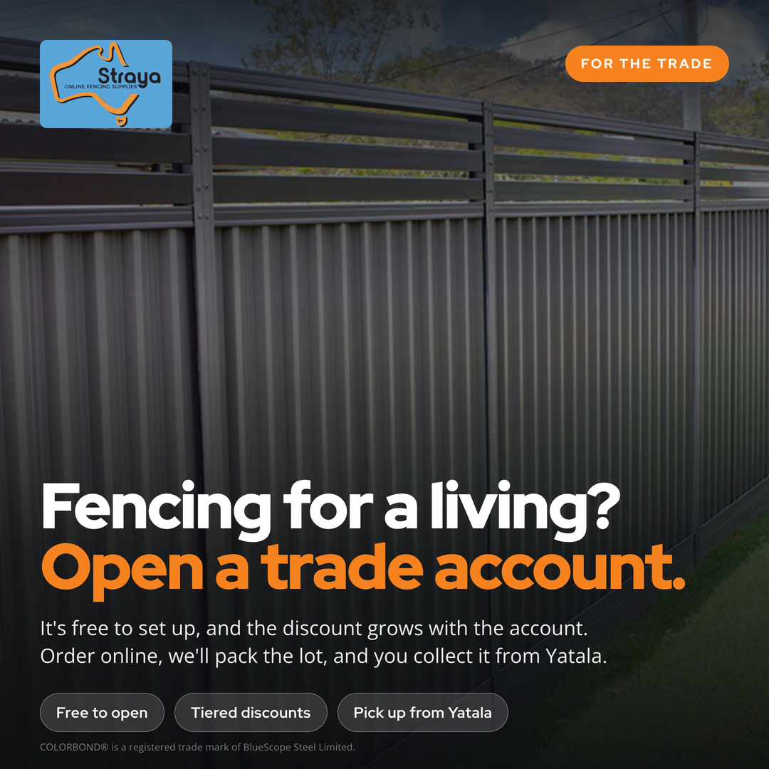 Post 6 creative: Fencing for a living? Open a trade account